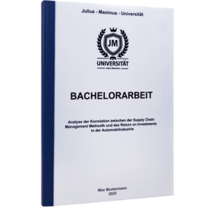 Bachelorarbeit binden Klebebindung