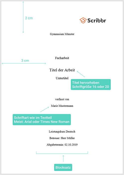 deckblatt-facharbeit-beispiel-format