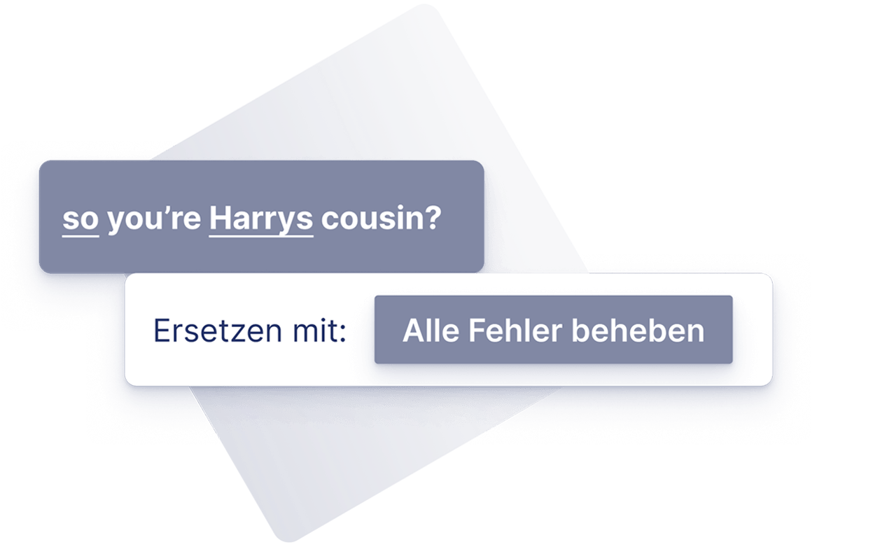 Englisch Rechtschreibprüfung